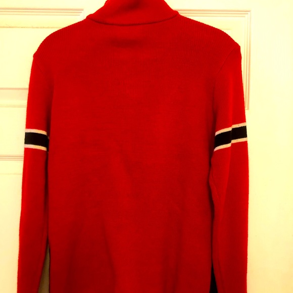 DKNY USA Sweater Vintage Zip Front Sz M - Picture 3 of 7